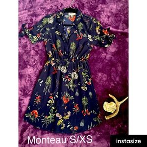 Monteau floral dress- small